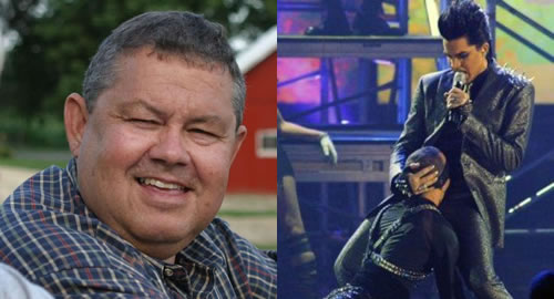 Adam Lambert and His Dad Chuck Lambert